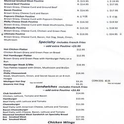 Le Faim Gourmet - Menu
