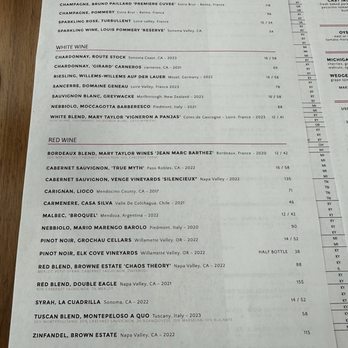 Single Barrel Social - Wine menu - Cocktail Bars Near Me - Brighton, Michigan
