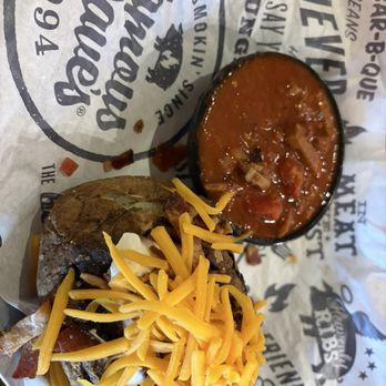 Famous Dave's - LOADED POTATO and CUP OF CHILI Lunch combo - Barbeque Near Me - Downey, California Famous Dave's - LOADED POTATO and CUP OF CHILI Lunch combo - Barbeque Near Me - Downey, California