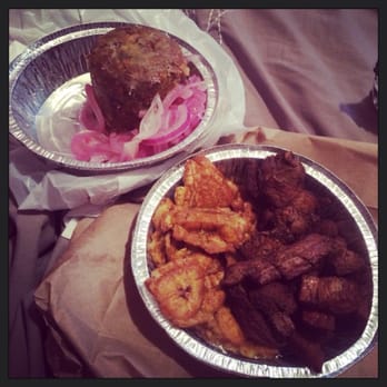 La Cabana - Mofongo & carne frita con tostones - Latin American Near Me - Corona, New York La Cabana - Mofongo & carne frita con tostones - Latin American Near Me - Corona, New York
