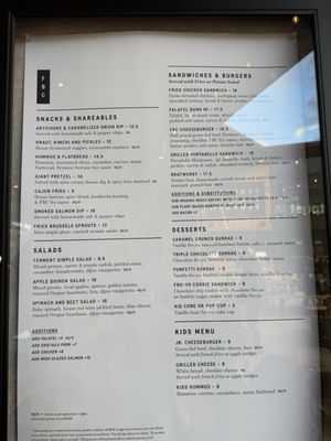 Menu photo 4 Ferment Brewing Company Hood River, OR