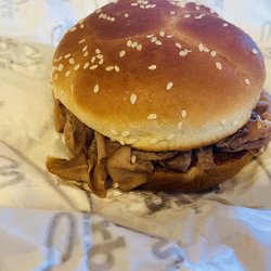 Arby's - Arby's regular roast beef. Great roll!