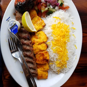 Sumac Kebab Kitchen - Vaziri plate with salad - Persian/Iranian Near Me - Toronto, Ontario Sumac Kebab Kitchen - Vaziri plate with salad - Persian/Iranian Near Me - Toronto, Ontario