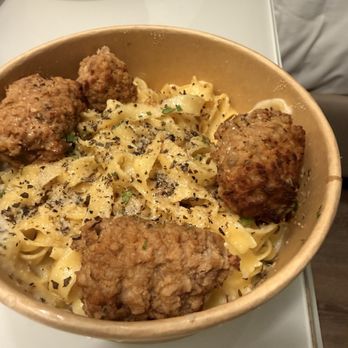 Pasta Viva - Create your own cheese wheel pasta with meatballs - Italian Near Me - Irvine, California