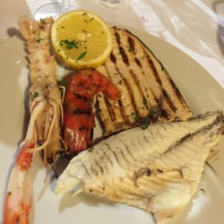 Mediterraneo Ristorante Pizzaria - Grilled fish!! So delicious
