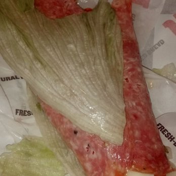 Jimmy John's - One peice of lettuce, not even accepyable eating like a burrito..an unwhich I should be able to eat my sandwich like an. adult - Sandwiches Near Me - Federal Way, Washington