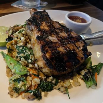Yard House - Thai Grilled Pork Chop - New American Near Me - San Antonio, Texas Yard House - Thai Grilled Pork Chop - New American Near Me - San Antonio, Texas