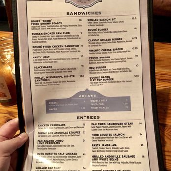 Boure Restaurant - Menu - New American Near Me - Oxford, Mississippi
