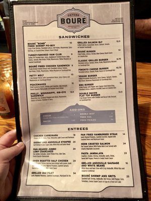 Menu photo 6 Boure Restaurant Oxford, MS