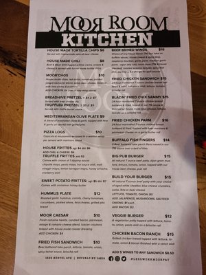 Menu photo 7 Moor Room Buffalo, NY Menu photo 7 Moor Room Buffalo, NY