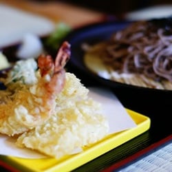 Tanoshi Bento - Tempura Saba