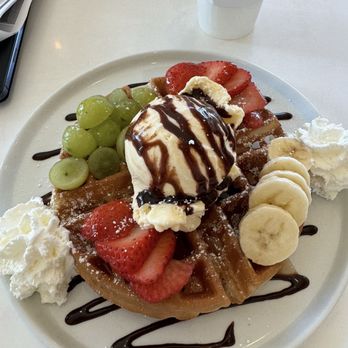 Coffee Code - Fruit waffle - Coffee & Tea Near Me - Buena Park, California