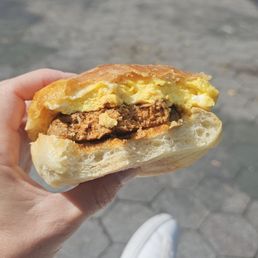 Chorizo and Egg Sandwich Breakfast