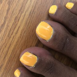 Upscale Nails & Spa - I'm going back, but I'm not happy with these from yesterday.