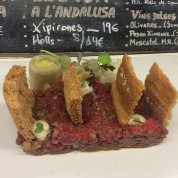Tapas 24 - Steak tartare - Tapas Bars Near Me - Barcelona, B Tapas 24 - Steak tartare - Tapas Bars Near Me - Barcelona, B