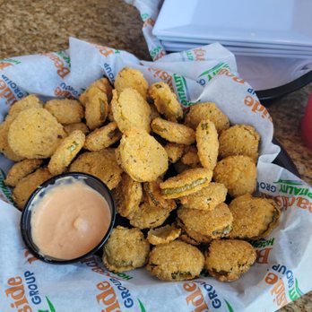 Crabby's Oceanside - Fried pickles were great! - Seafood Near Me - Daytona Beach, Florida