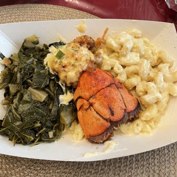Cups Up - Lobster tail, greens, and mac & cheese - Food Trucks Near Me - Virginia Beach, Virginia Cups Up - Lobster tail, greens, and mac & cheese - Food Trucks Near Me - Virginia Beach, Virginia