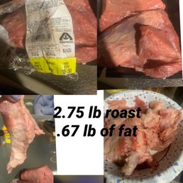 What I got. Lots of fat. What I got. Lots of fat.
