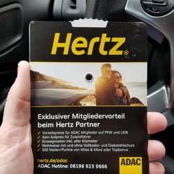 Hertz - I didn't realize until it was too late, they provided me one of these parking wheel things in the pocket of the driver's door.