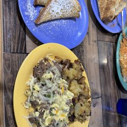 Downtown Diner - Steak Omelette with home fries