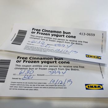 IKEA - Free Cinnamon Bun or Frozen Yogurt Cone - Furniture Stores Near Me - Covina, California IKEA - Free Cinnamon Bun or Frozen Yogurt Cone - Furniture Stores Near Me - Covina, California
