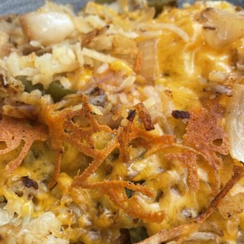 Focaccia's 419 - Skillet potatoes loaded up with peppers, onions and cheese - Delis Near Me - Toledo, Ohio