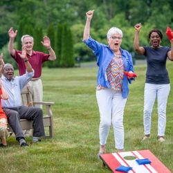 The Overlook - There's always a fun game going on at The Overlook!