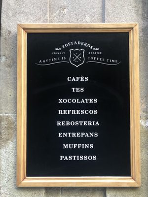 Menu photo 1 Tostaderos Bon Mercat Barcelona, B Menu photo 1 Tostaderos Bon Mercat Barcelona, B