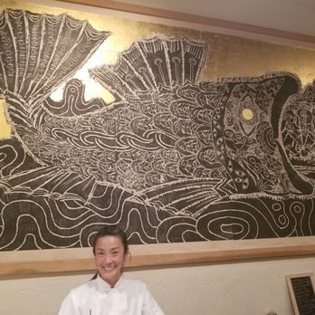 Sake 107 - Mural and awesome chef. - Izakaya Near Me - Petaluma, California Sake 107 - Mural and awesome chef. - Izakaya Near Me - Petaluma, California