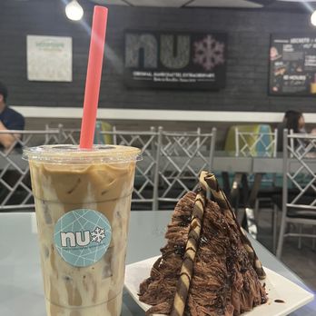 Nu Cafe - Vietnamese Coffee & Chocolate shaved ice cream with chocolate sticks - Ice Cream & Frozen Yogurt Near Me - Houston, Texas Nu Cafe - Vietnamese Coffee & Chocolate shaved ice cream with chocolate sticks - Ice Cream & Frozen Yogurt Near Me - Houston, Texas