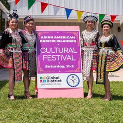Tulsa Global District - The Asian American Pacific Islander Cultural Festival had Kaajhuab, a Hmong dance team
