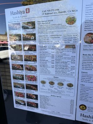 Menu photo 2 Hashiya Sushi & Ramen Danville, CA Menu photo 2 Hashiya Sushi & Ramen Danville, CA