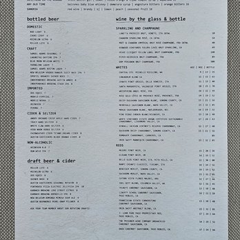 Capital A - Menu - New American Near Me - Austin, Texas