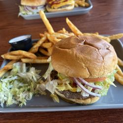 Lu & Carl's Bar and Grille - This burger is mouthwatering. Gotta have the ranch on the side for fry dipping!