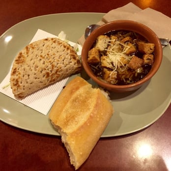 Panera Bread - Pick 2, Thai chicken flat bread and onion soup - Sandwiches Near Me - Studio City, California