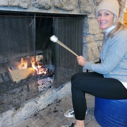 LOGE Breckinridge - S'mores in the lobby / Wayside cafe at Loge