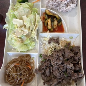 Kimchi House - Beef bulgogi bento - Korean Near Me - Pinole, California
