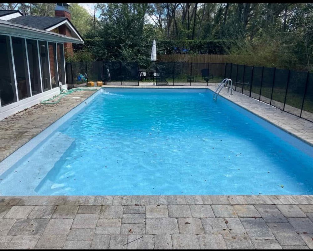 Slide of Blue Aqua Pools Spa