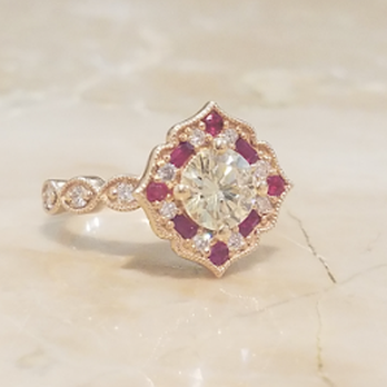 J. Rankin Jewelers - The engagement ring J Rankin helped us create! - Jewelry Near Me - Edmonds, Washington