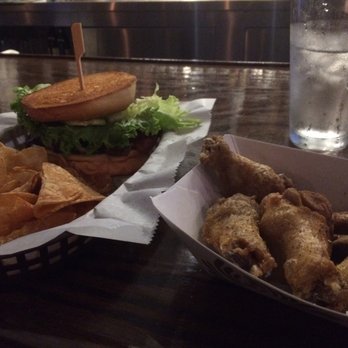 The Regal Seagull - BLT w house made chips and salt & pepper wings! - New American Near Me - Encinitas, California