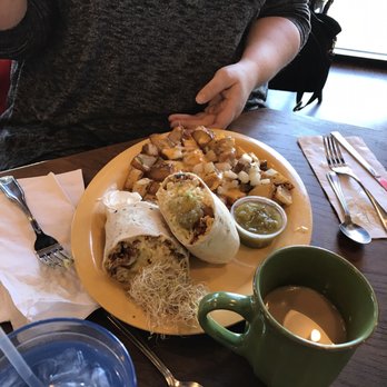 Squeeze In - Eric Burrito with green sauce was crispy bacon with creamy avocado and can't say enough about The tomatillos sauce is the bomb! - American Near Me - Las Vegas, Nevada