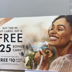 DSW Designer Shoe Warehouse - If you're going to spend money at DSW, get this deal. Use the bonus card at a later date. Worth it!