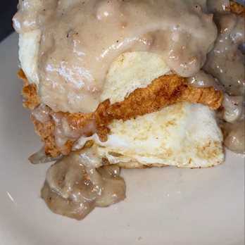 Lulu's Cafe - Big Chicken Biscuit Breakfast had to get it two days in a row - Diners Near Me - Myrtle Beach, South Carolina