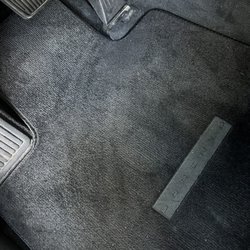 Star Full Service Car Wash - In the corner that white is sand from my beach trip .... Again this is after a vacuum.
