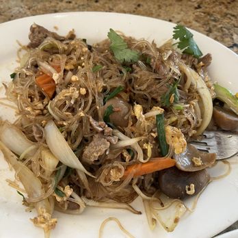 Pad Thai - #21 Fried Long Rice with beef. Half eaten but this was great. - Thai Near Me - Honolulu, Hawaii Pad Thai - #21 Fried Long Rice with beef. Half eaten but this was great. - Thai Near Me - Honolulu, Hawaii