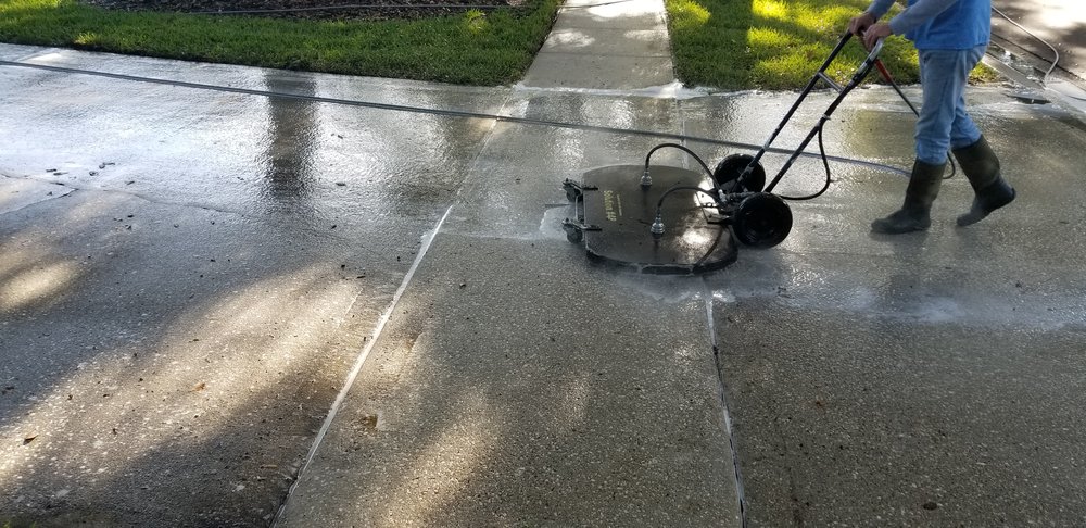 Slide of Action Plus Pressure Cleaning