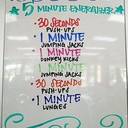 Snap Fitness - "Workout of the Week" changes weekly to help jumpstart your workout, give you new ideas or use as a warm up!