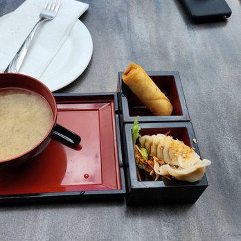 Hero Thai-Izakaya - Soup, Fried Spring Roll, Steamed Gyoza. - Thai Near Me - Astoria, New York Hero Thai-Izakaya - Soup, Fried Spring Roll, Steamed Gyoza. - Thai Near Me - Astoria, New York