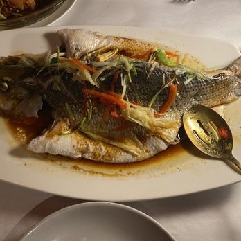 Hui Restaurant & Bar - Whole Steamed Fish with Ginger & Scallions - Bars Near Me - New York, New York