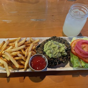 Mason Jar Kitchen & Bar - Veggie burger - New American Near Me - Eagan, Minnesota Mason Jar Kitchen & Bar - Veggie burger - New American Near Me - Eagan, Minnesota